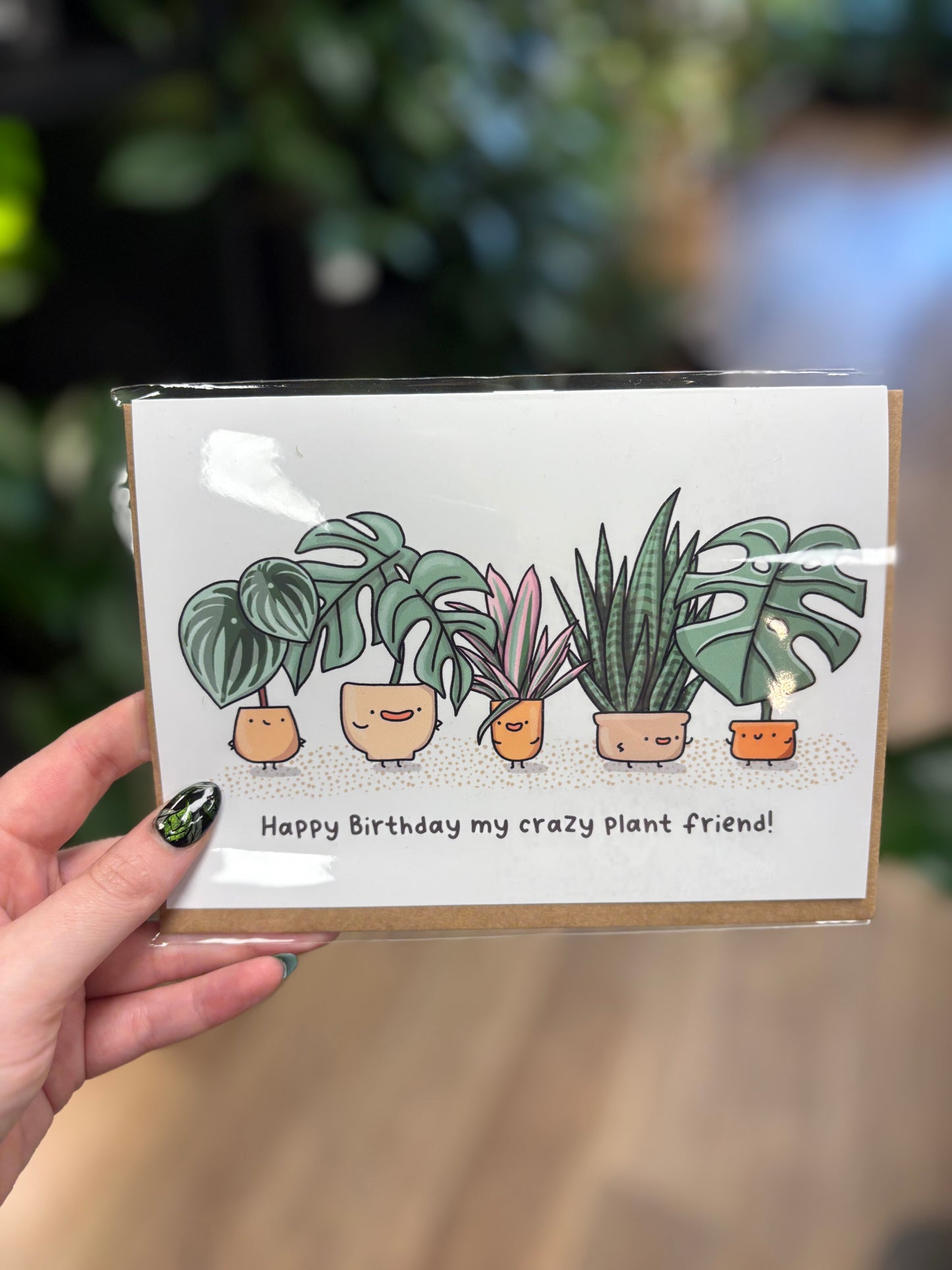 Plant Friend Happy Birthday Card