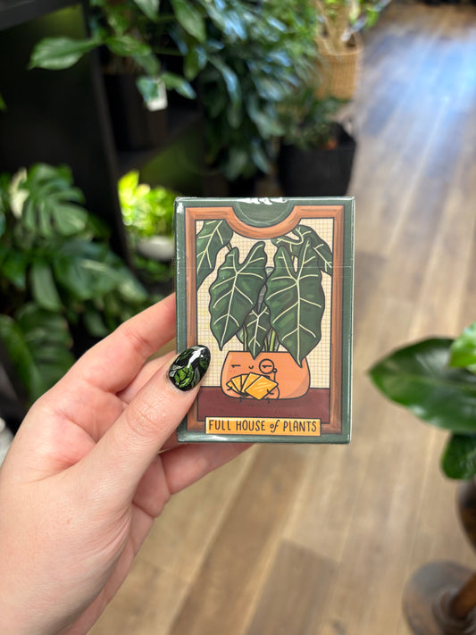 Full House of Plants Playing Card